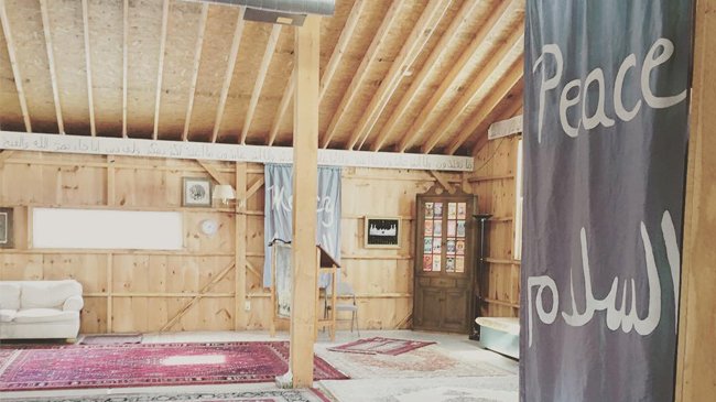 The Teaching Barn at the Farm of Peace, a small Sufi community located in Pennsylvania . Courtesy Jenine Kotob