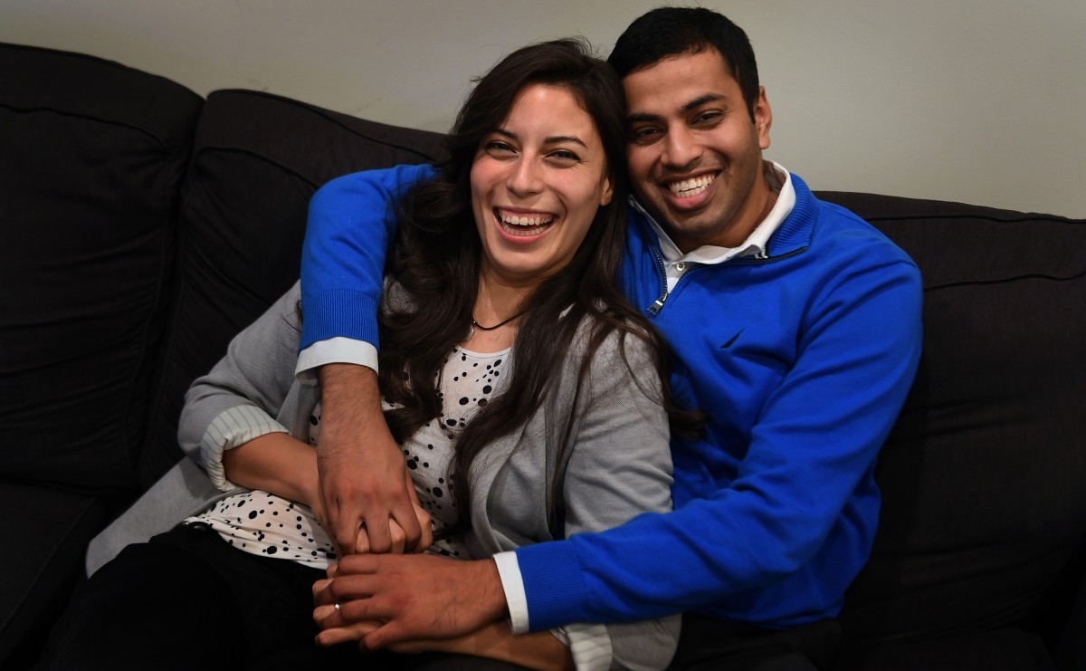 Yesica Suarez and Akshaan Arora met in college. She's from Venezuela; he's from India. She's a devout Catholic; he's a Hindu-turned-atheist. She grew up speaking Spanish and watching telenovelas; he grew up speaking Hindi and watching Bollywood musicals.
